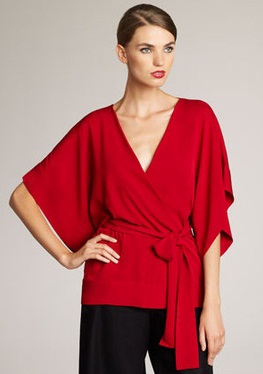 Un Kimono Rosso Top