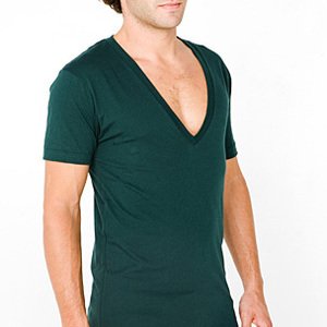 Camiseta ancha con cuello en V