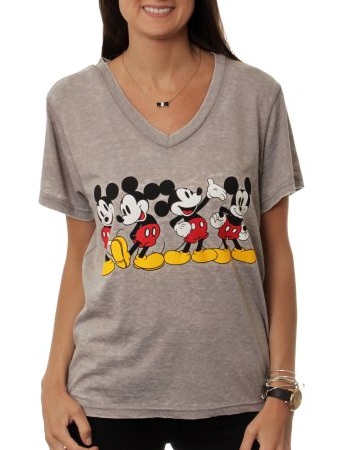 Camiseta con cuello en V de Disney