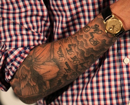 David Beckham Sleeve Tattoo Design-Unico