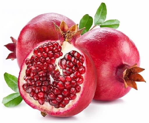 buenas frutas para comer durante el embarazo granada