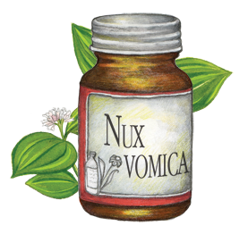 Nux Vomica (medicinale omeopatico per il mal di testa)