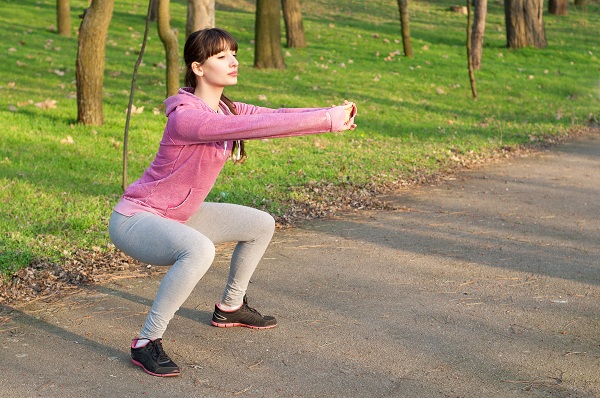 Esercizi squat - esercizi per sbarazzarsi del grasso della coscia