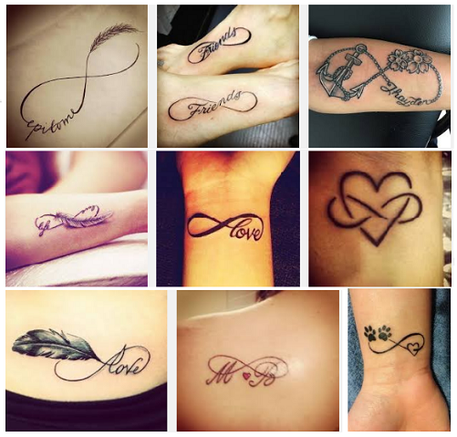 disegni del tatuaggio infinito