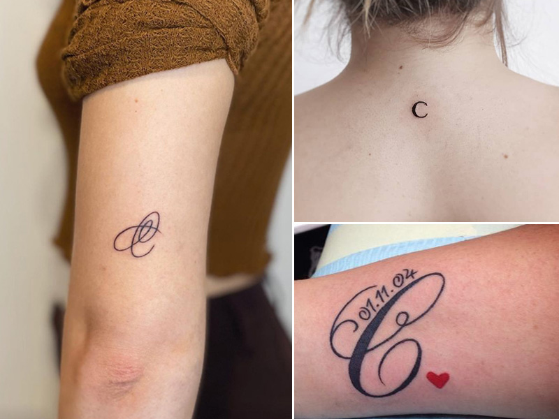 Diseños De Tatuaje De Letra C