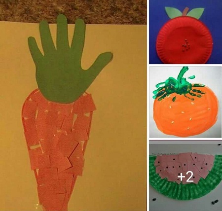 Dipingere a mano frutta e verdura