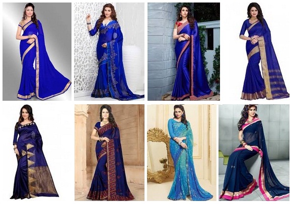 Saris azules
