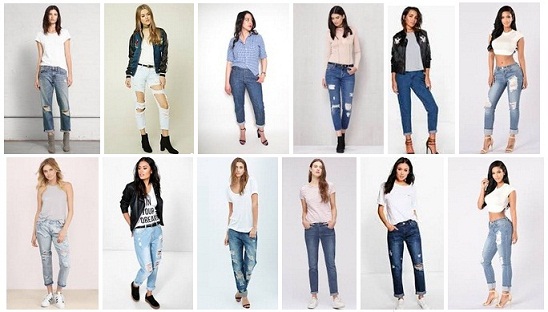 jeans boyfriend casual ed eleganti per le donne