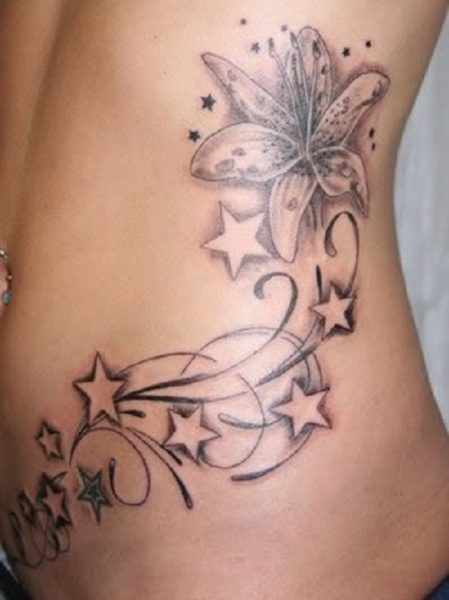 Tatuaggi di body art con stelle