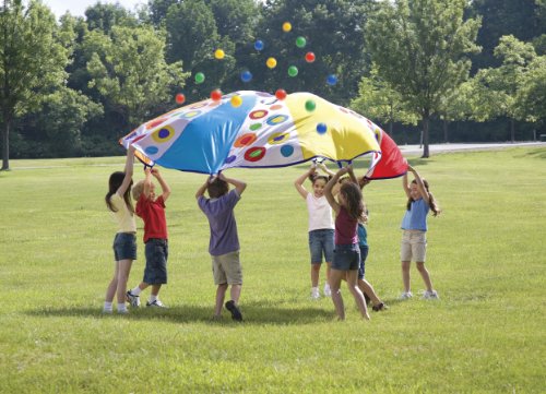 Juegos de paracaídas para niños