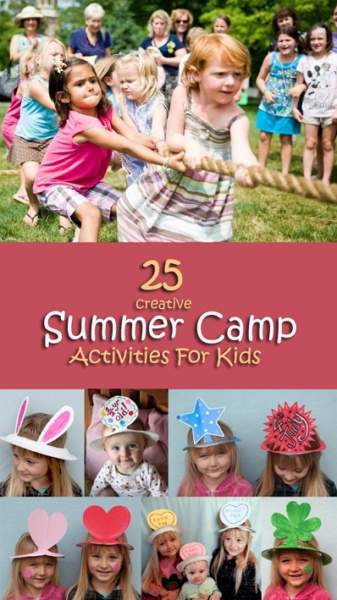 actividades de campamento de verano para niños
