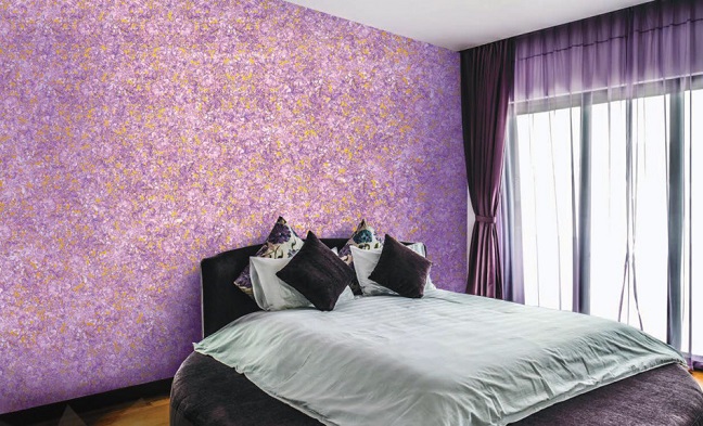Disegni di vernice texture per camera da letto