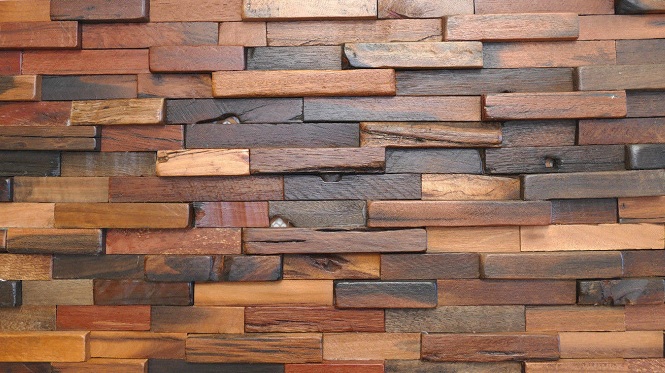 piastrelle da parete in legno