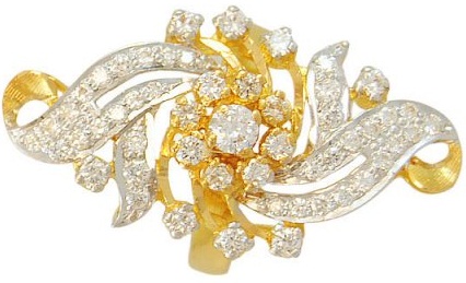 Diseño de anillo de diseñador para boda