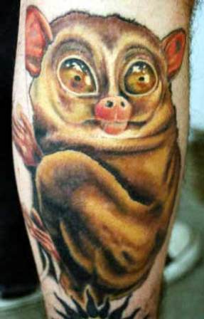 Tatuaje De Animal Tarsier