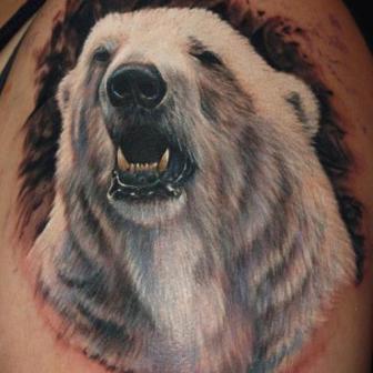 Tatuaje De Oso Polar