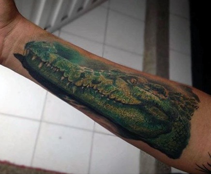 Tatuaje De Cocodrilo