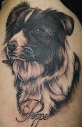 perro animal tatuaje