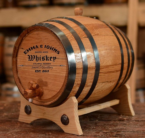 Barile di whisky in legno