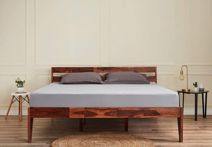 Diseño de cama de madera