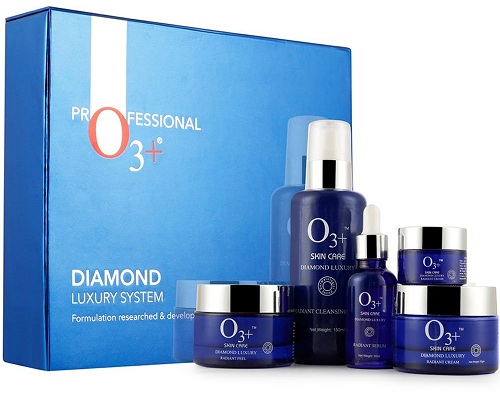 Kit facial O3 + Diamond Luxury System para maquillaje nupcial