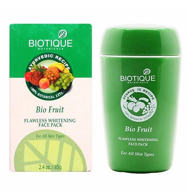 Paquete facial de noche blanqueador de frutas boutique