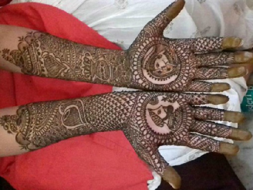 Diseño Mehandi para las novias