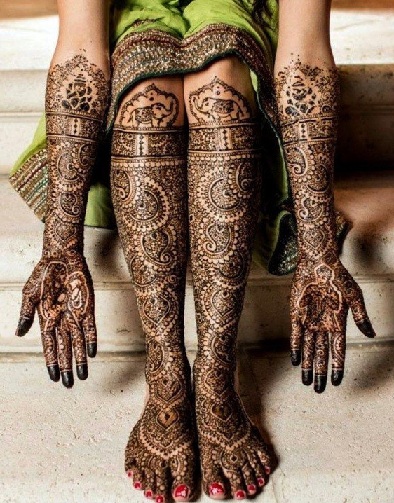 Meraviglioso design nuziale Mehndi