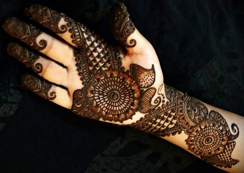 diseños de henna para manos