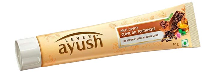 Pasta de dientes Lever Ayush Anti Cavity Clove Oil