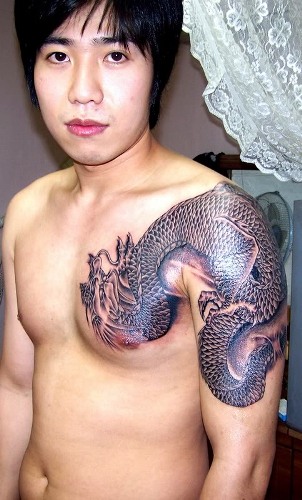 Tatuajes De Dragón Clásico Coreano Para Hombres