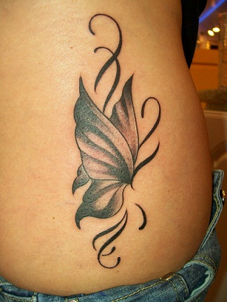 Disegni del tatuaggio della farfalla Paisley