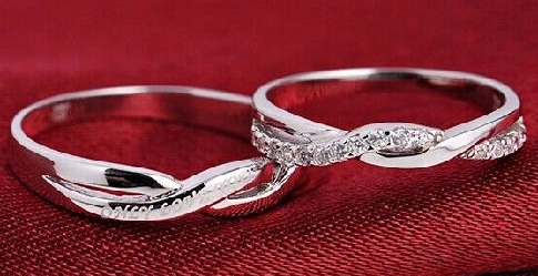 Anillo de pareja infinito