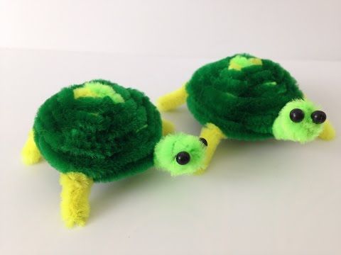 Artesanías coloridas del limpiador de pipa de la tortuga