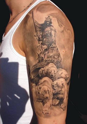 Tatuaggi di orsi vichinghi