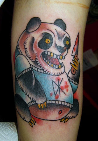 Tatuaje De Panda Peligroso
