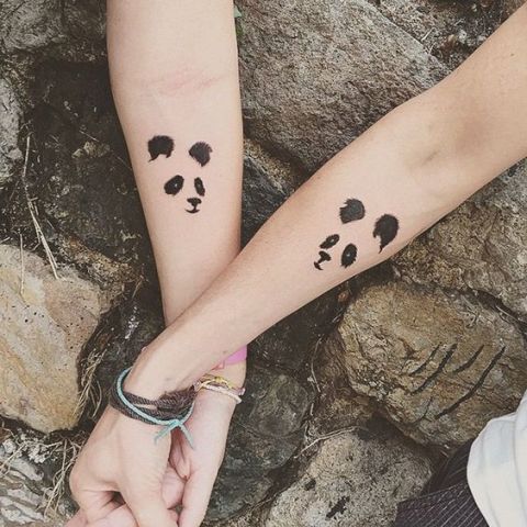 Diseños De Tatuaje De Panda Para Pareja