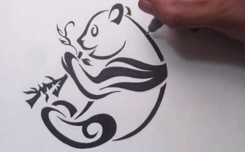Diseños Creativos De Tatuajes De Panda