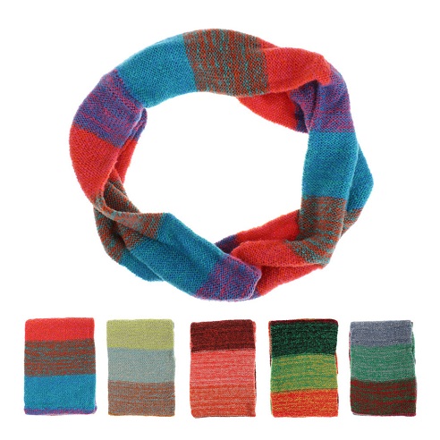Sciarpa Snood in lana multicolore