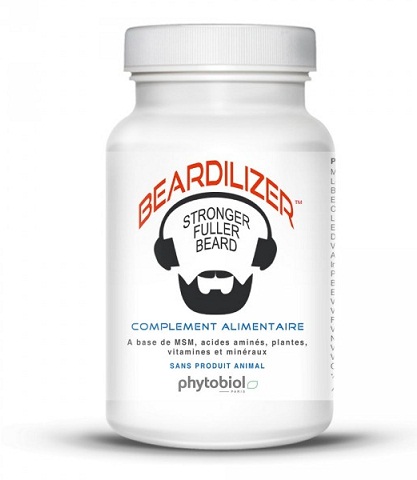 Beardilizer Complesso per la crescita dei peli del viso e della barba per gli uomini
