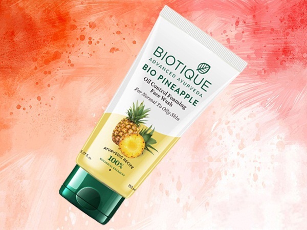 Biotique Detergente Viso Equilibrante all'Olio di Ananas Bio