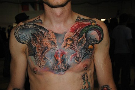 Tatuaje De Demonio De Fantasía
