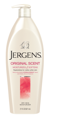 Crema hidratante para piel seca con aroma original de Jergens
