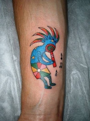 Tatuaggio Tribale Kokopelli