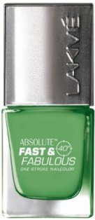 Lakme Fast and Fabulous Nail Color (Going Green) - Marcas de esmaltes de uñas con acabado mate en la India