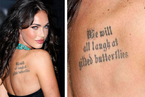 Tatuaggio William Shakespeare