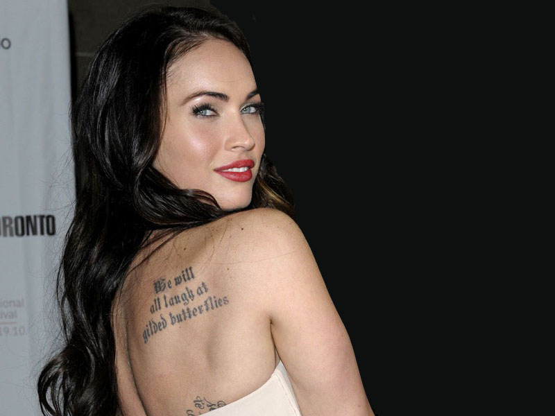 I migliori disegni di tatuaggi Megan Fox con significati