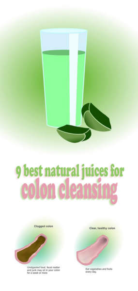 Jugos naturales para la limpieza de colon