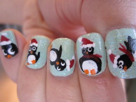 diseños de uñas de pingüino8
