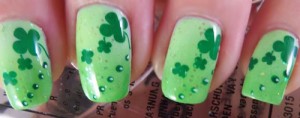 Arte delle unghie alla moda Shamrock